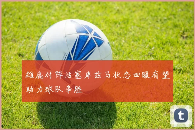 雄鹿对阵活塞库兹马状态回暖有望助力球队争胜