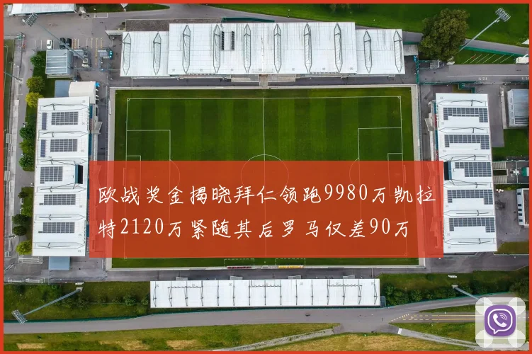 欧战奖金揭晓拜仁领跑9980万凯拉特2120万紧随其后罗马仅差90万